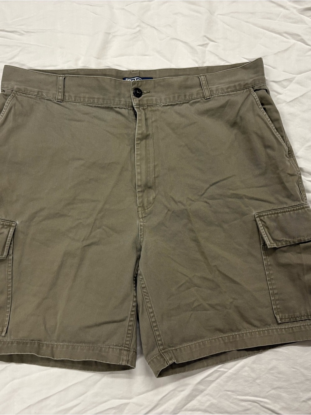 Vintage Polo Ralph Lauren Olive Green Cargo Shorts Men’s Size 40